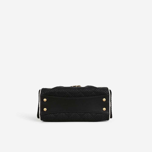 Chanel 25 Raffia Mini Handbag – Noir Riviera Édition