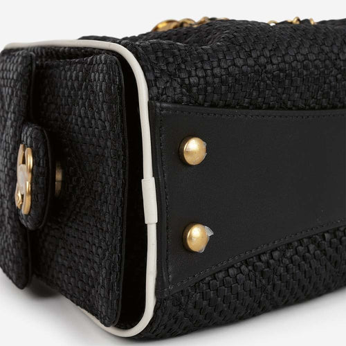 Chanel 25 Raffia Mini Handbag – Noir Riviera Édition