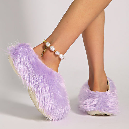 'Sachi' Furry Sandal