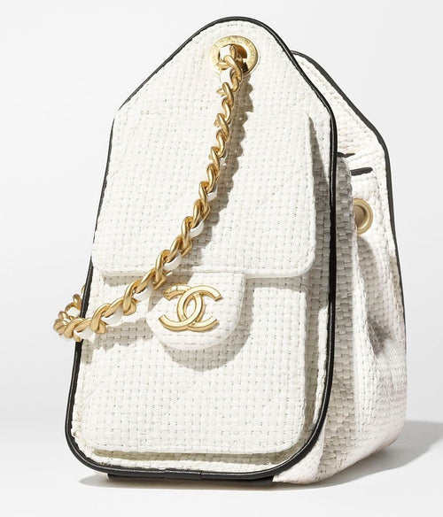 Chanel 25 Raffia Mini Handbag – Blanc Côte d’Azur