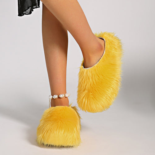 'Sachi' Furry Sandal