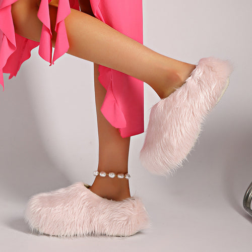'Sachi' Furry Sandal