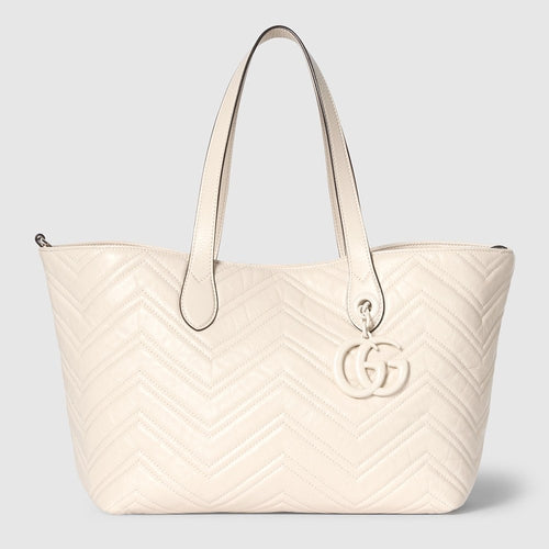 Gucci GG Marmont Matelassé Tote – Crème Élite