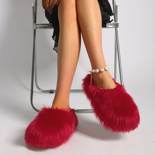 'Sachi' Furry Sandal