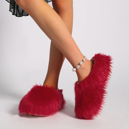 'Sachi' Furry Sandal