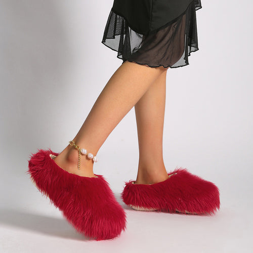 'Sachi' Furry Sandal