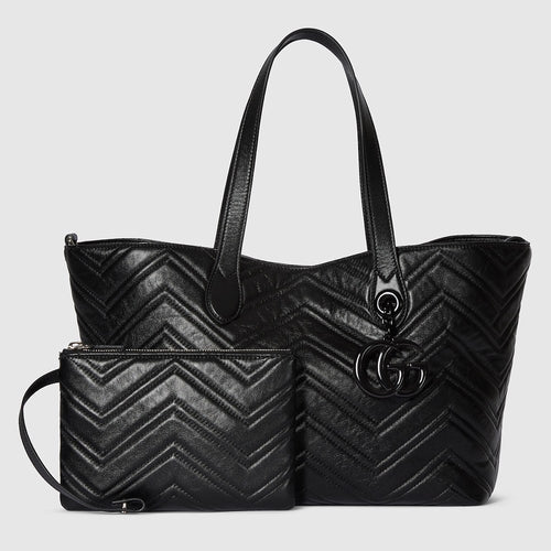 Gucci GG Marmont Matelassé Tote – Noir Héritage