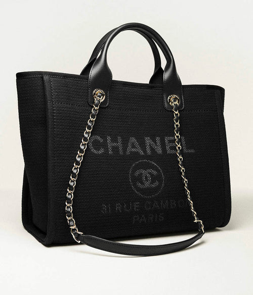 Chanel Deauville Chain Tote – Noir Atelier
