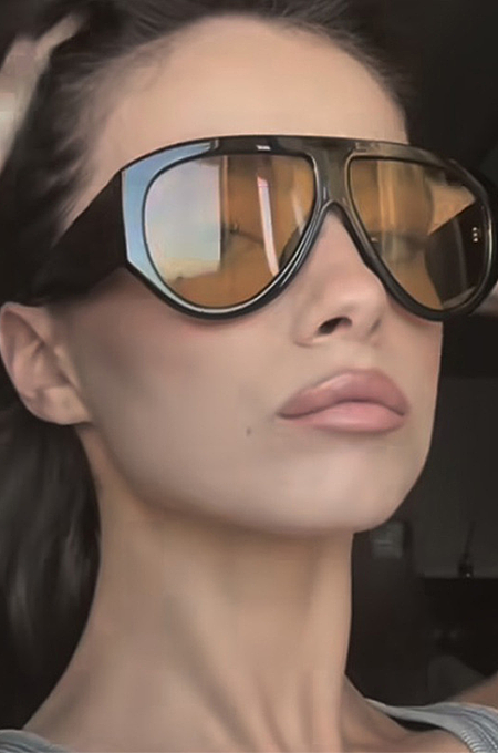 'Gricci' Big Frame Sunglasses