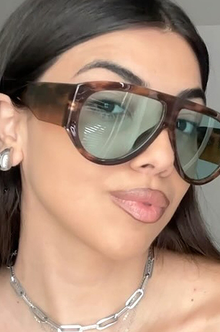 'Gricci' Big Frame Sunglasses