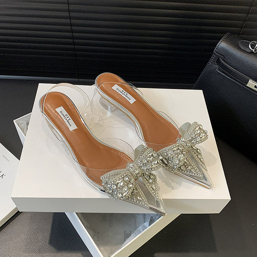 'Drami' Rhinestone Bow Heels