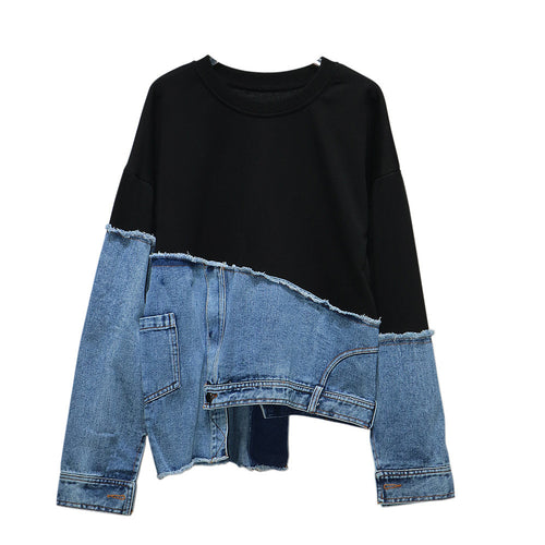 'Jela' Denim Sweater
