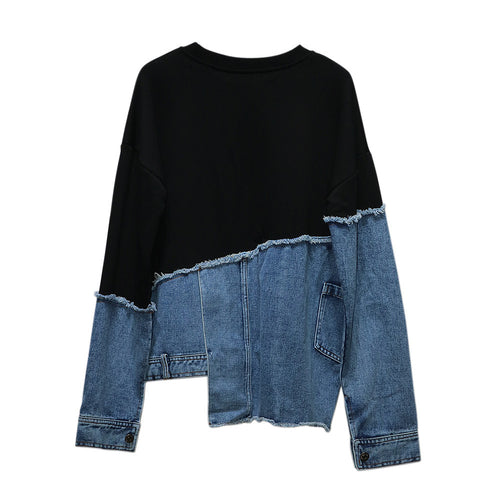 'Jela' Denim Sweater