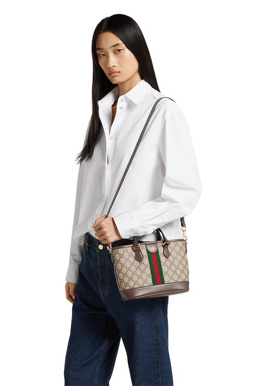 Gucci Ophidia Small GG Supreme Tote Bag