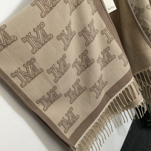 MaxMara Monogram Heritage Reversible Wool Cape