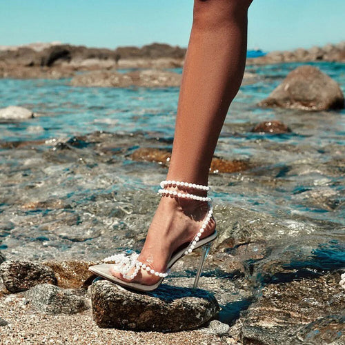 'Chimani' Pearled Heels
