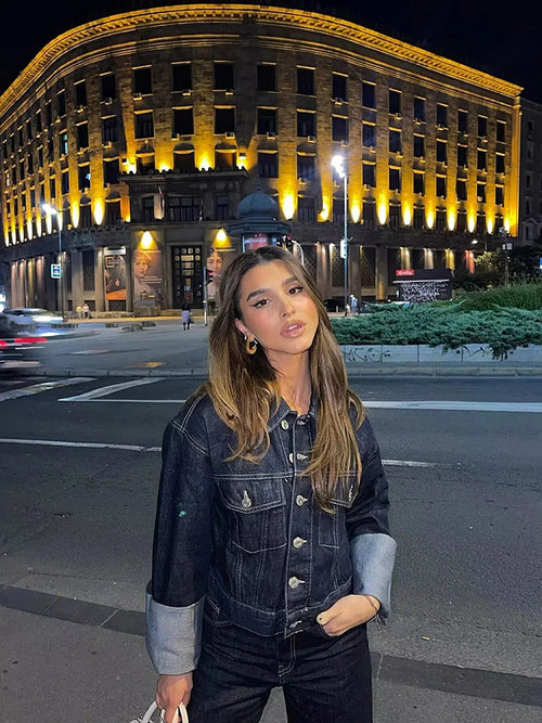 'Jalori' Denim 2 Piece Set