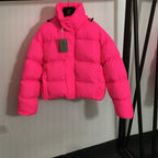 Balenciaga Cropped Oversized Down Puffer Jacket