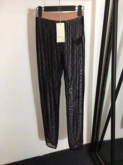 Gucci See-through Laced Pants