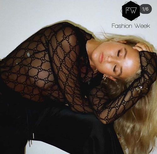 Gucci See-through Lace Top