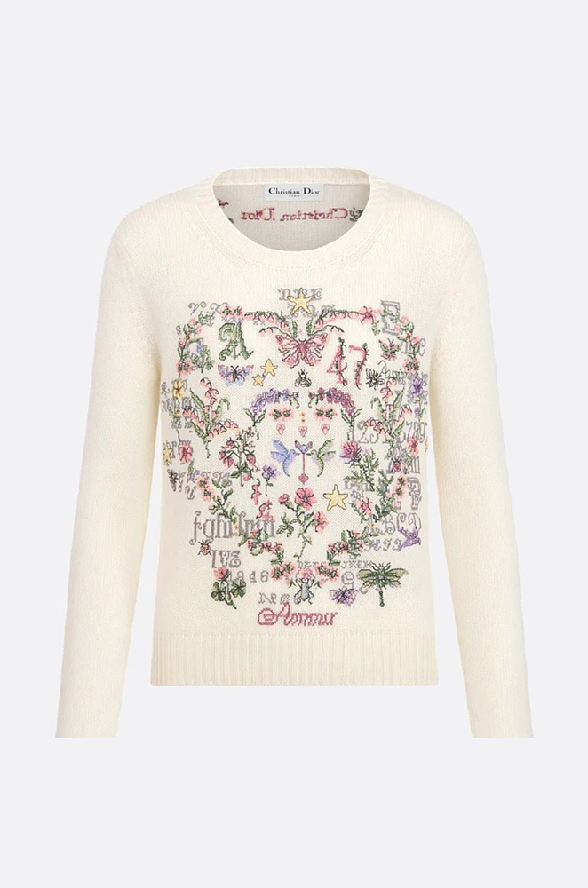 Christian Dior Riviera St. Tropez Embroidered Sweater – LUXE