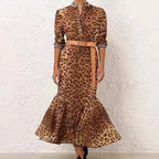 Zimmerman ‘Jarah' Leopard Skirt Set