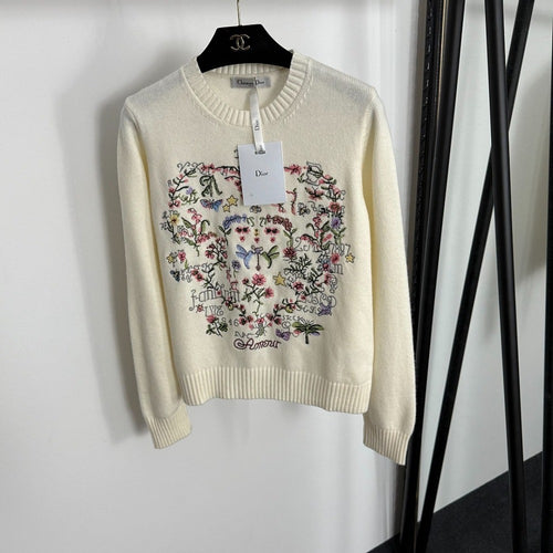 Christian Dior Riviera St. Tropez Embroidered Sweater