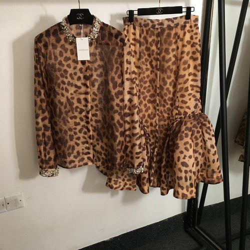 Zimmerman ‘Jarah' Leopard Skirt Set