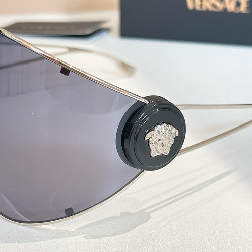 Versace Medusa Icon Shield Sunglasses