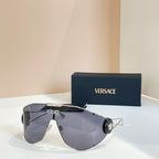 Versace Medusa Icon Shield Sunglasses