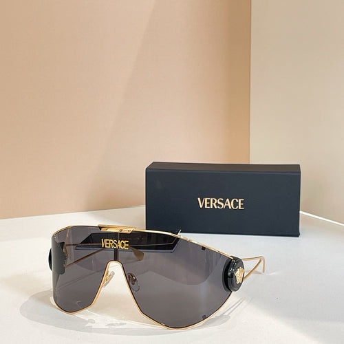 Versace Medusa Icon Shield Sunglasses
