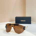 Versace Medusa Icon Shield Sunglasses