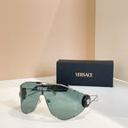 Versace Medusa Icon Shield Sunglasses