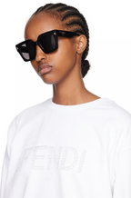 Fendi Roma Bold Square Sunglasses — Signature Statement Collection