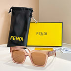 Fendi Roma Bold Square Sunglasses — Signature Statement Collection
