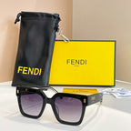 Fendi Roma Bold Square Sunglasses — Signature Statement Collection