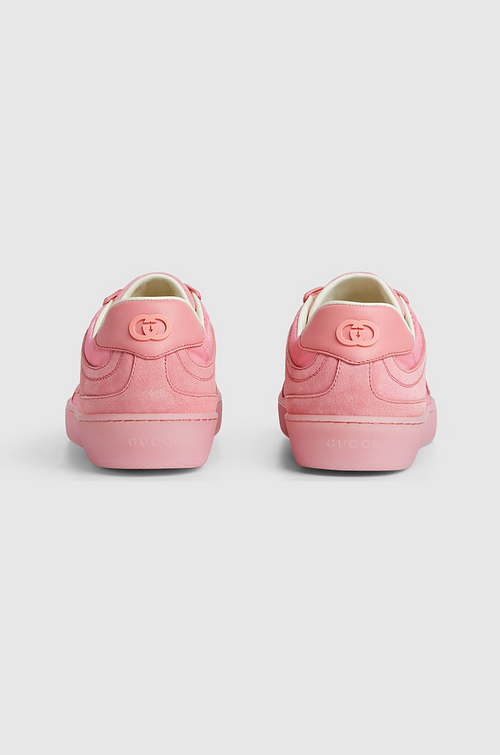 Gucci Pink GG Monogram Low-Top Sneakers