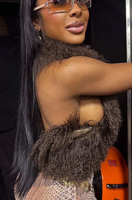 'Kolar' Furry Halter Top