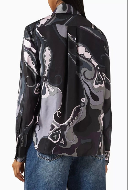 Pucci Nero Marmo Silk Set
