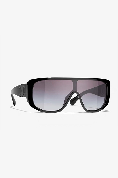 Chanel Oversized Shield Sunglasses