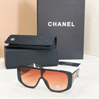 Chanel Oversized Shield Sunglasses
