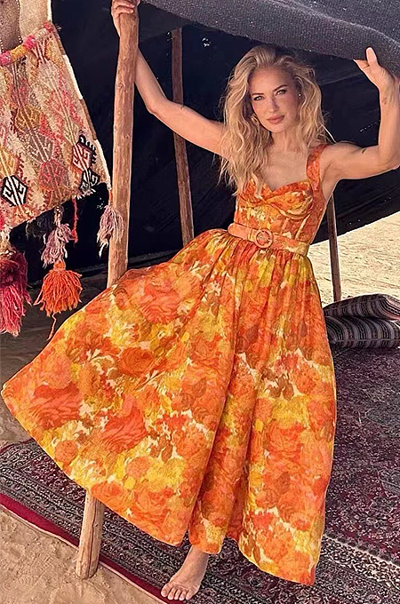 'Marlene' Floral Dress