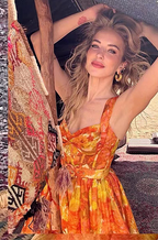 'Marlene' Floral Dress