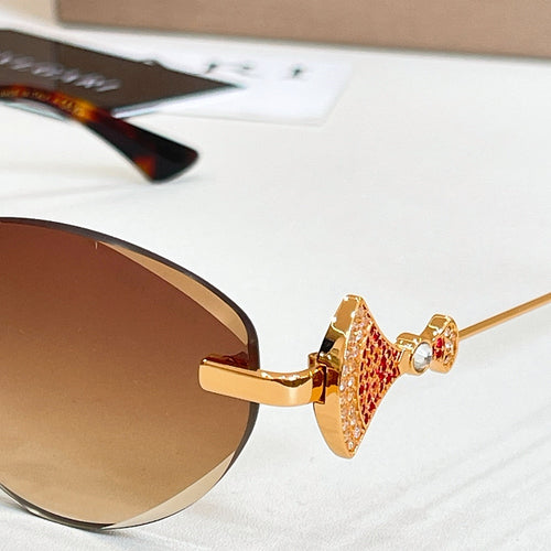 Bvlgari Serpenti Éclat Rimless Sunglasses