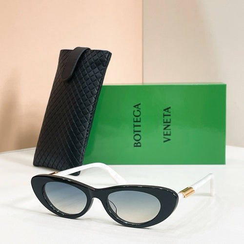 Bottega Veneta Intrecciato Cat-Eye Sunglasses