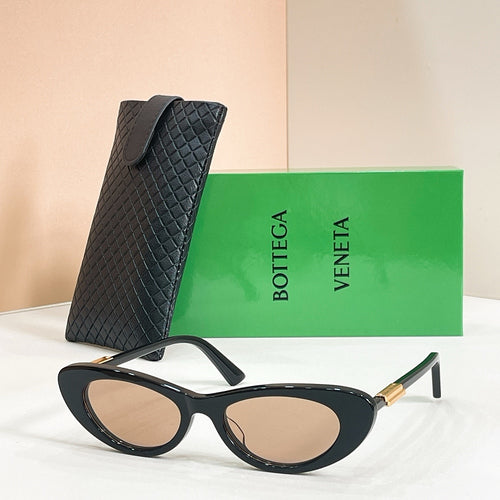 Bottega Veneta Intrecciato Cat-Eye Sunglasses