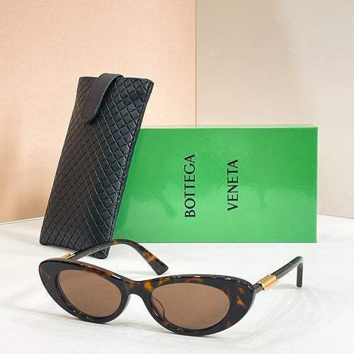 Bottega Veneta Intrecciato Cat-Eye Sunglasses