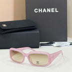 Chanel Cristal CC Oversized Frame Sunglasses