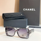 Chanel Bijou CC Oversized Square Sunglasses