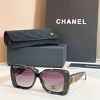 Chanel Bijou CC Oversized Square Sunglasses